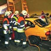 Einsatzkräfte probten im Pfändertunnel für den Ernstfall