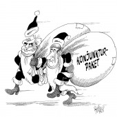 Weihnachtsmänner im Juni!