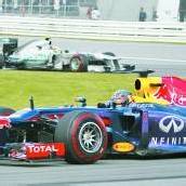 Solofahrt von Vettel