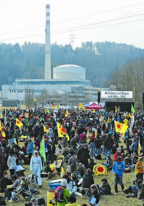 AKW Mühleberg soll der Grund für erhöhte Messwerte sein. Foto: DAPD