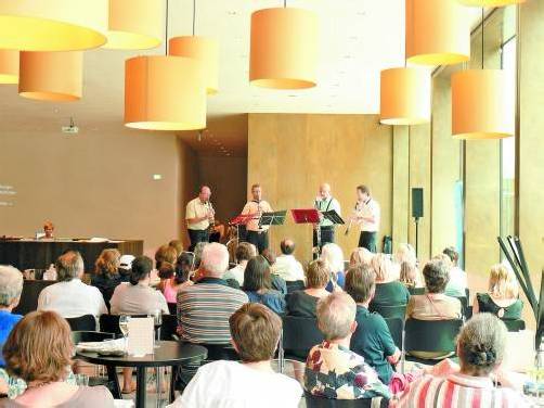 Das Ensemble „Scorzonera“ präsentierte ein breitgefächertes Programm. Foto: Rüf