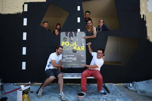 Herwig Bauer (ärmellos) und sein Team garantieren auch heuer einen bunten Festival-Sommer im Land. Foto: VN/HK