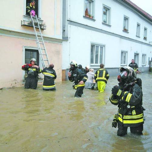 Hochwassergebiete könnten in OÖ abgesiedelt werden. Foto: APA