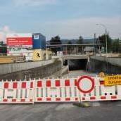 Neue Radbrücke beim Lauteracher Bahnhof