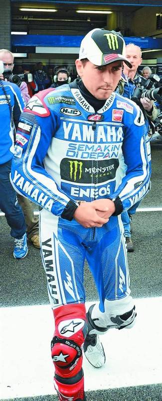 Jorge Lorenzo kam erneut schwer zu Sturz. Foto: epa