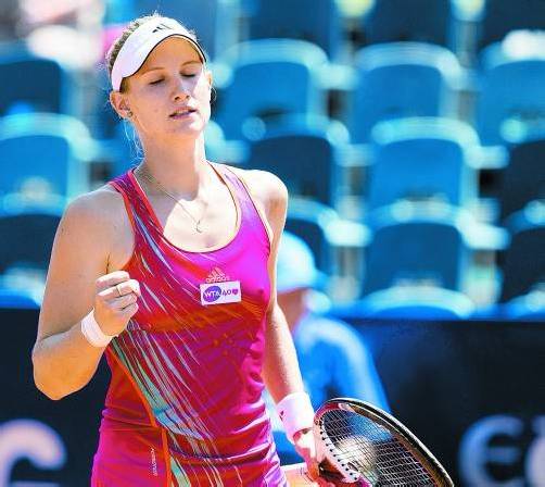 Lisa-Maria Moser feierte ihren ersten Sieg auf der WTA-Tour.  gepa