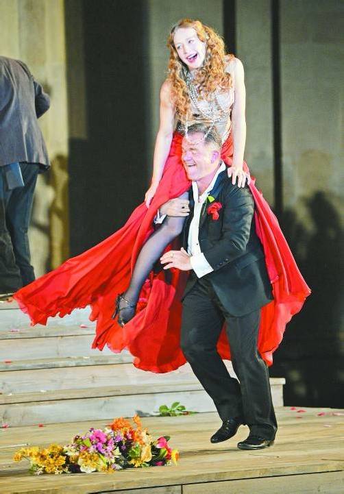 Neu am Domplatz: Cornelius Obonya und Brigitte Hobmeier. Foto: aPA