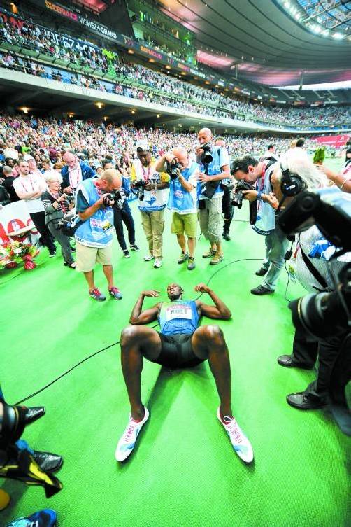 Sprint-Superstar Usain Bolt lieferte in Paris wieder einmal eine Galavorstellung ab. Foto: gepa