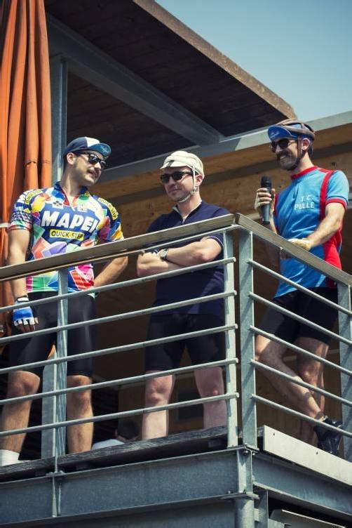 Stefan Dür, Philipp Bechter und Simon Gassner haben die Tour d’Alba organisiert. Foto: Tschemernjak