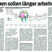Frauen sollen länger arbeiten