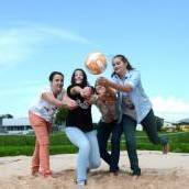 Sandplatz für Volleyballer