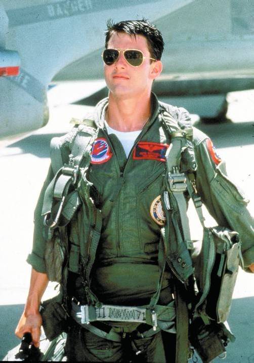 Von wegen von vorgestern: Tom Cruise mit Pilotenbrille im Film „Top Gun“ – auch heute noch topaktuell. Foto: Paramount Pictures