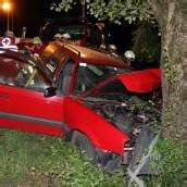 Lustenauer (27) krachte auf Heimfahrt gegen Baum