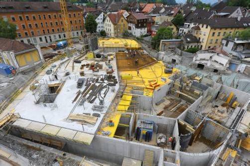 Wichtig für die Vorarlberger Bauwirtschaft: öffentliche Aufträge, z. B. das Montforthaus. Foto: VN/Hofmeister