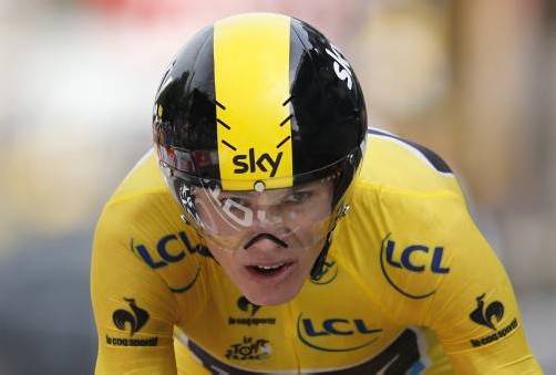 Zeigte auch beim Einzelzeitfahren Qualität: Christopher Froome. Foto: epa