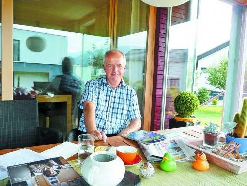 Zu Hause konnte Adi Fischer stets die Energie tanken, die sein anspruchsvoller Beruf forderte.