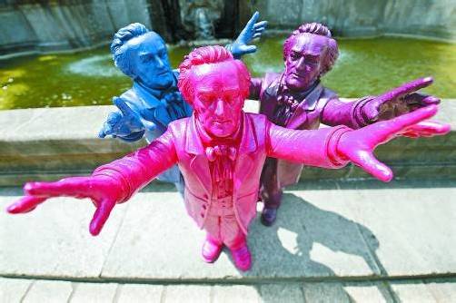 Zwischen Kitsch und Kunst: 
Wagner in Pastell. Foto: EPa