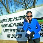Südafrikaner wünschen Mandela eine schnelle Genesung