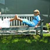 Das Leben ist schön: Garten-Idylle in Lauterach