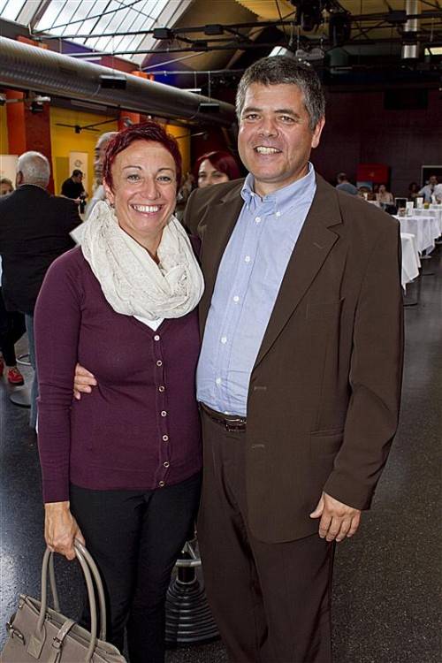 Banker Markus Egle mit Martina (Hypo Feldkirch).