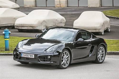 Bei der Ästhetik des neuen Cayman dürften Bechtolds Beton-Porsches vor Neid erblassen. Fotos: vn/steurer