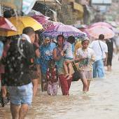 Hochwasser bedroht Norden von Manila