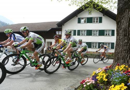 Das Team Vorarlberg ist morgen und am Sonntag beim Kriterium und beim Arlberg Giro in St. Anton im Einsatz. Foto: hartinger