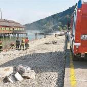 Feuerwehreinsatz bei der Bregenzer „Mili“