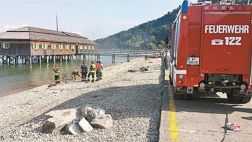 Der Brand konnte rasch gelöscht werden. Foto: vol.at/Leserreporter