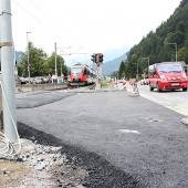 Neue Einfahrt in Vandans vor der Fertigstellung