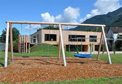 Die Bauarbeiten für den neuen Susi-Weigel-Kindergarten in der Alpenstadt Bludenz sind abgeschlossen. Foto: Stadt