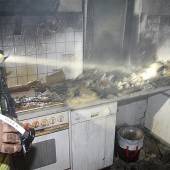 Feuerwehreinsatz statt Mitternachtsimbiss