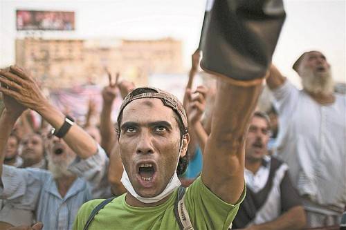 Die Muslimbrüder bleiben hart und wollen die Absetzung Mursis nicht akzeptieren. Foto: AP