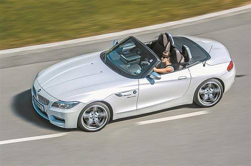 Die typischen Roadster-Proportionen machen den Z4 zum echten Hingucker: ein offener Traumwagen. Fotos: VN/Steurer