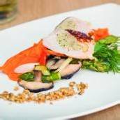 Hühnerfilet mit Korianderfüllung
