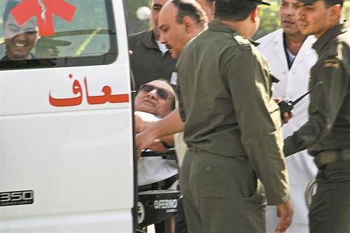 Husni Mubarak konnte gestern das Gefängnis verlassen. Foto: EPA