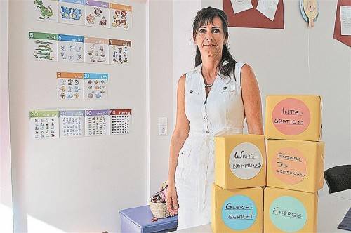 Manuela Raunegger hat mit der Lernbetreuung ihr Glück gefunden. Foto: lip