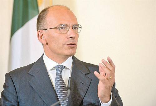 Ministerpräsident Letta im Bundeskanzleramt in Wien. Foto: APA
