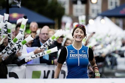 Mit toller Zeit zum Sieg in Kopenhagen: Eva Wutti. Foto: epa