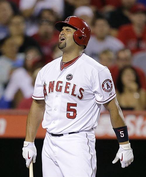 Muss diese Saison passen: First Baseman Albert Pujols. Foto: ap