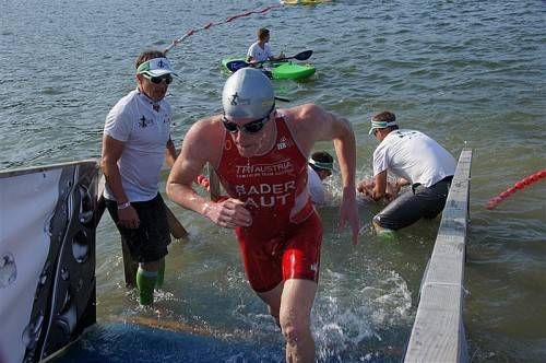 Nach dem Schwimmen war Martin Bader Fünfter. Foto: privat