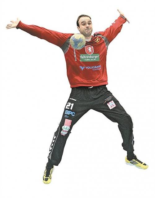 Neokapitän Goran Aleksic wurde in der letzten Saison elf Mal ins Team der Runde in der Handball-Liga Austria gewählt. Foto: diener