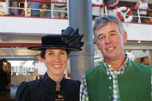 Spitzenvertreter vom Verein „bewusstmontafon“: Beatrice Amann und Obmann Oswald Ganahl. Fotos: Privat, Landl