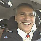 Stoltenberg versuchte sich als Taxifahrer