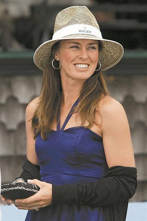 Turbulenzen in der Liebe: Martina Hingis. Foto: ap