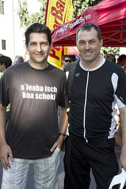 WIGE-Obmann Gunther Fenkart (l.) mit Emanuel Schinnerl.