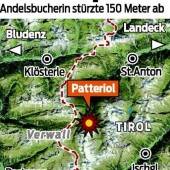 Wanderin am Arlberg tödlich verunglückt