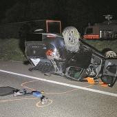 Frau in der Schweiz von mehreren Pkw überrollt
