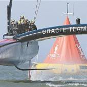 Team Oracle feiert das Segel-Wunder
