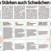 Befragung der Chefredakteure zur NR-Wahl 2013